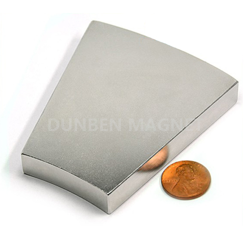 Strong Permanent Segment Shape Neodymium Wind Turbine Magnet
