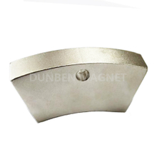 High Quality Customized Motor Wedge Neodymium Magnet With Hole