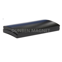 Epoxy Coating Segment Sintering NdFeB Magnet, Sintering Permanent Arc Neodymium Magnet, Black Epoxy Plated Segment Motor Magnets