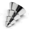 N38 circular truncated conical neodymium magnets 